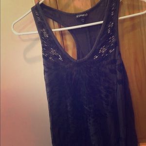Express tank top with embellishments!